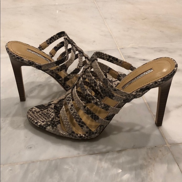 BCBGeneration Shoes - Snake skin heel slip on